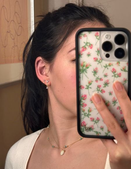 dainty drop earrings 🌷✨