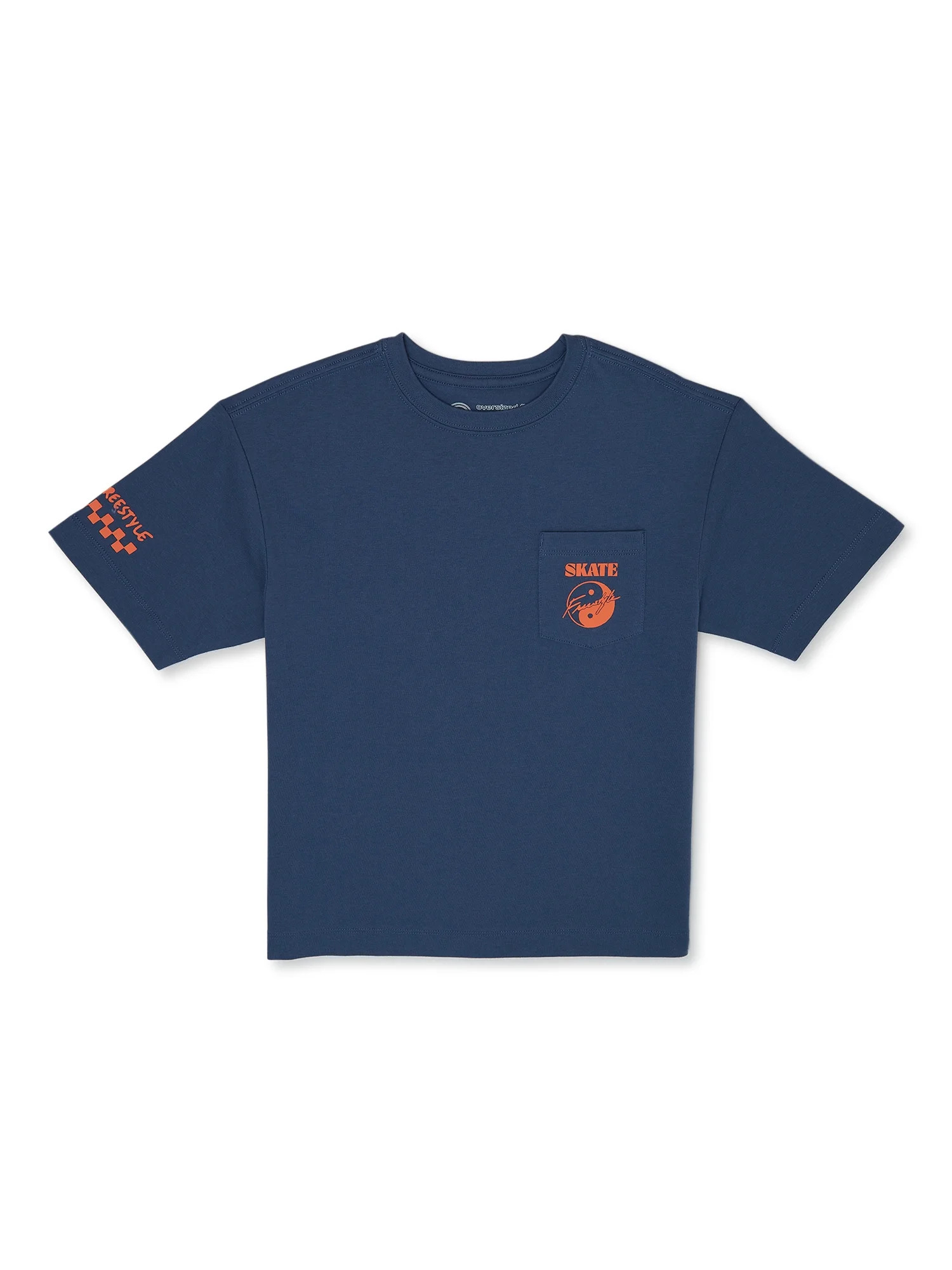 Wonder Nation Boys Oversized Graphic Pocket Tee, Sizes 4-18 & Plus | Walmart (US)