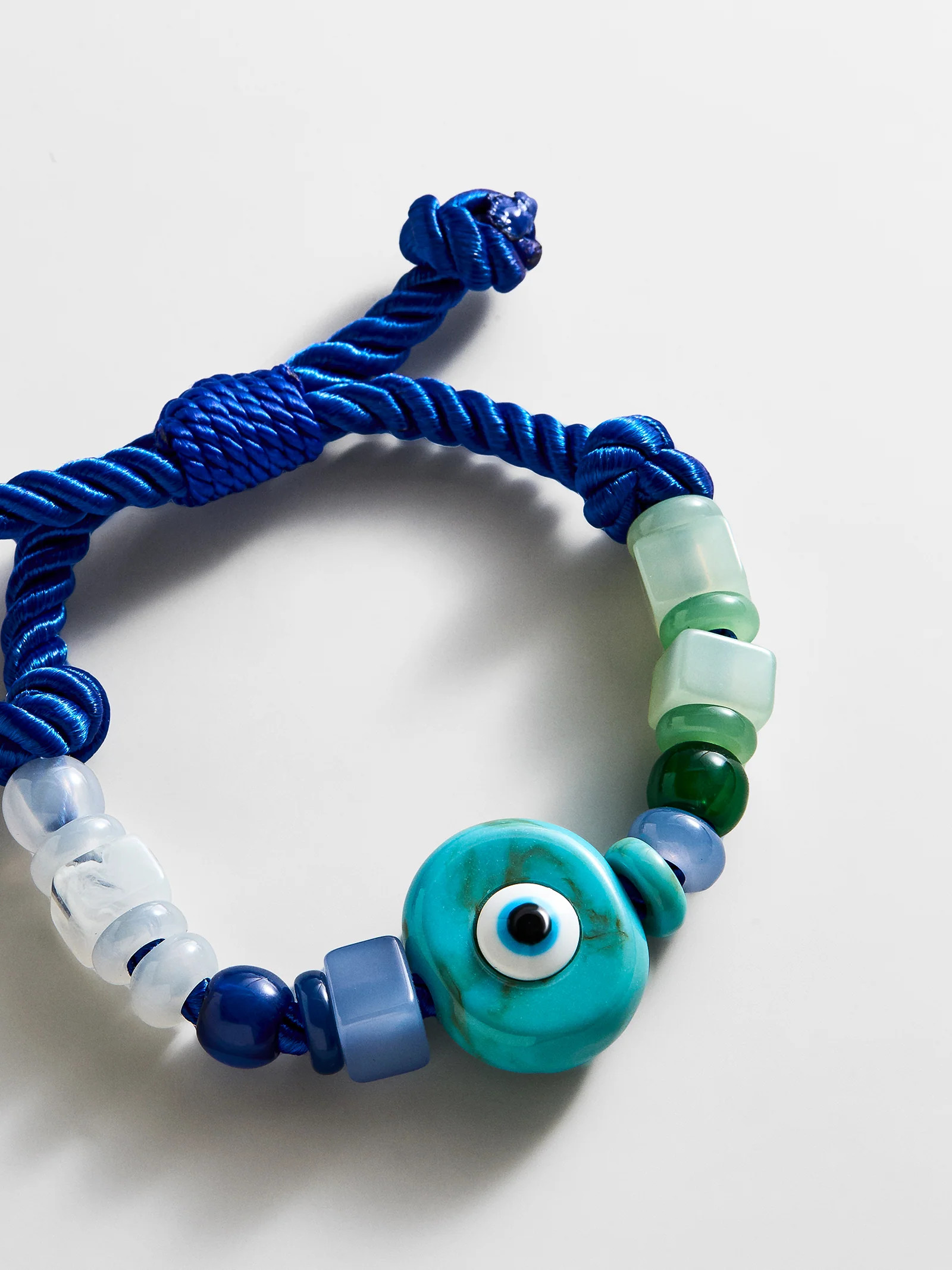 Bright Eyed Beaded Bracelet - Blue | BaubleBar