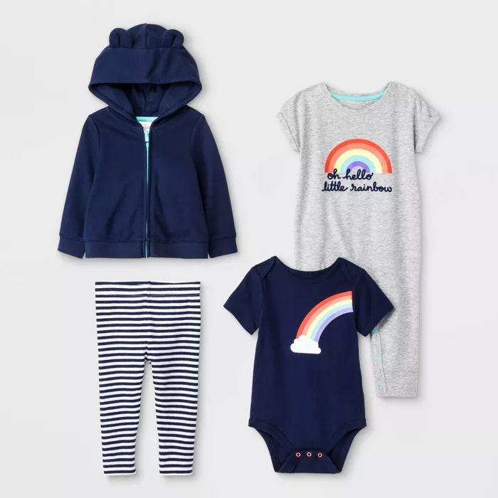 Baby Top and Bottom Set - Cat & Jack™ Blue | Target