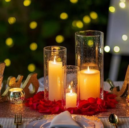 Glass pillar candle holders or vases are perfect for everyday or seasonal decor. The ambiance of candles can make a room feel cozy and inviting. 

#LTKfindsunder100 #LTKstyletip #LTKhome