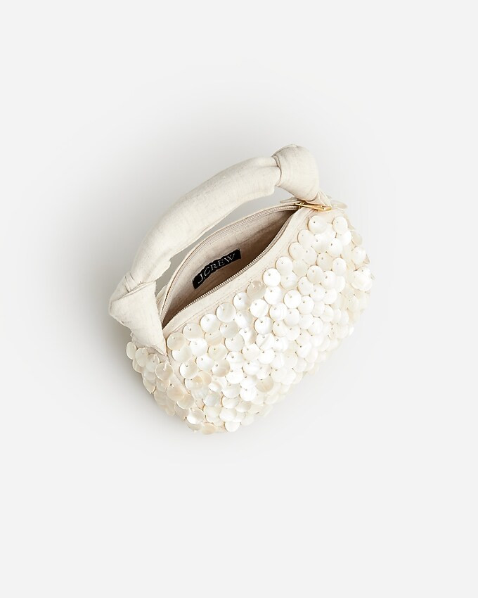 Mother-of-pearl top-handle bag | J. Crew US