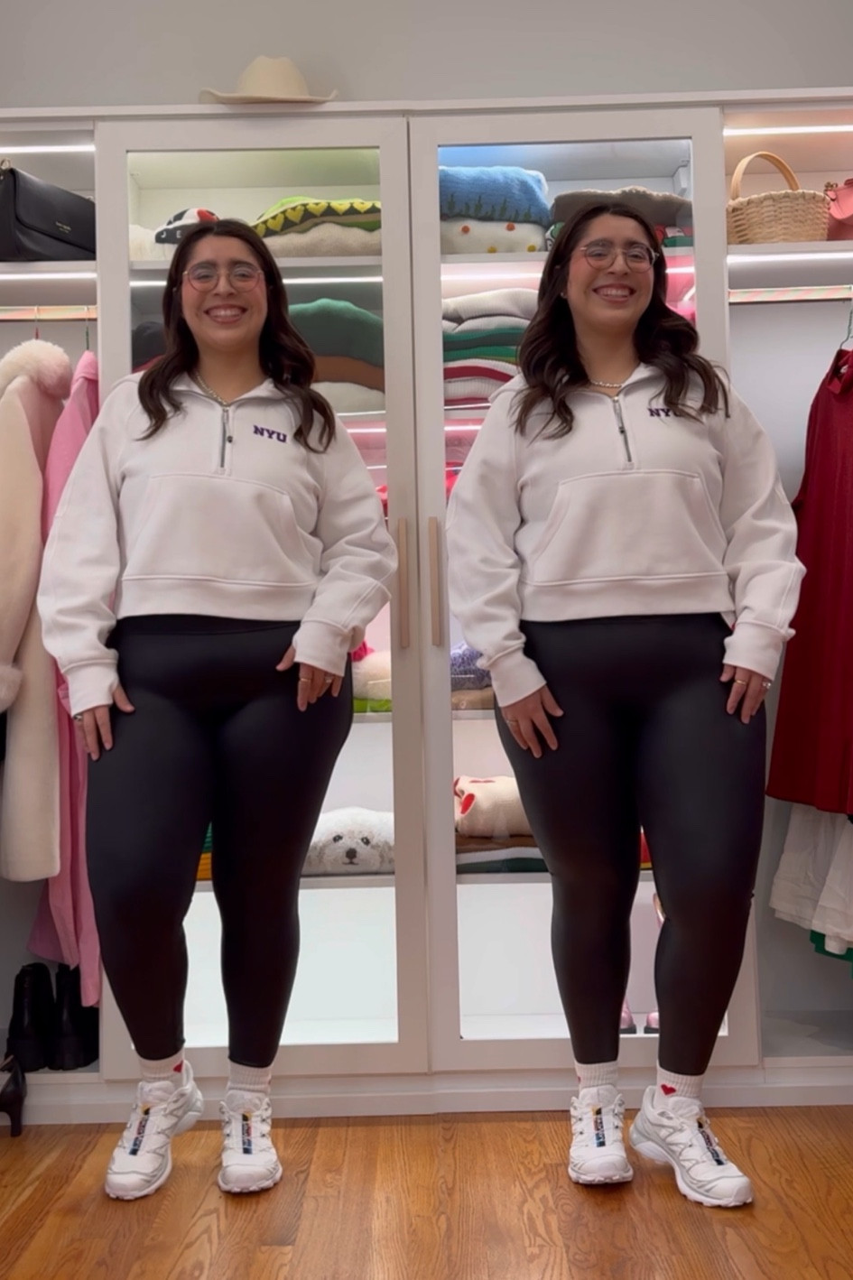 Right is the splurge! Left is from Amazon! 
Wearing the XL in the spanx leggings & Large in the Amazon ones! 
Definitely size up in the spanx one or two sizes!

#LTKmidsize #LTKfitness #LTKfindsunder50