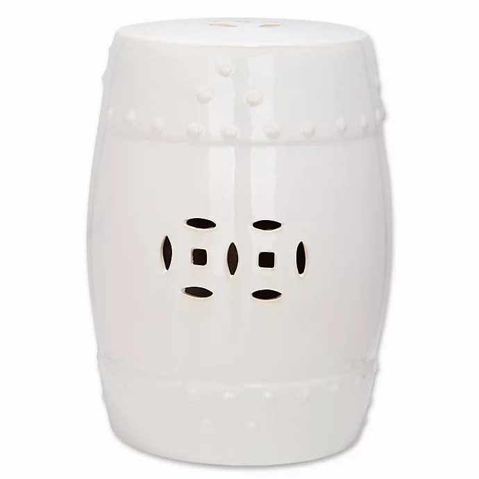 Safavieh Modern Ming Garden Stool in Cream | Bed Bath & Beyond