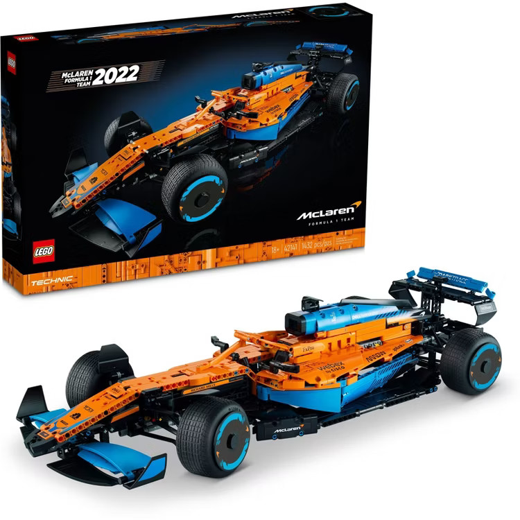 LEGO Technic McLaren Formula 1 2022 Race Car Model Set 42141 | Target