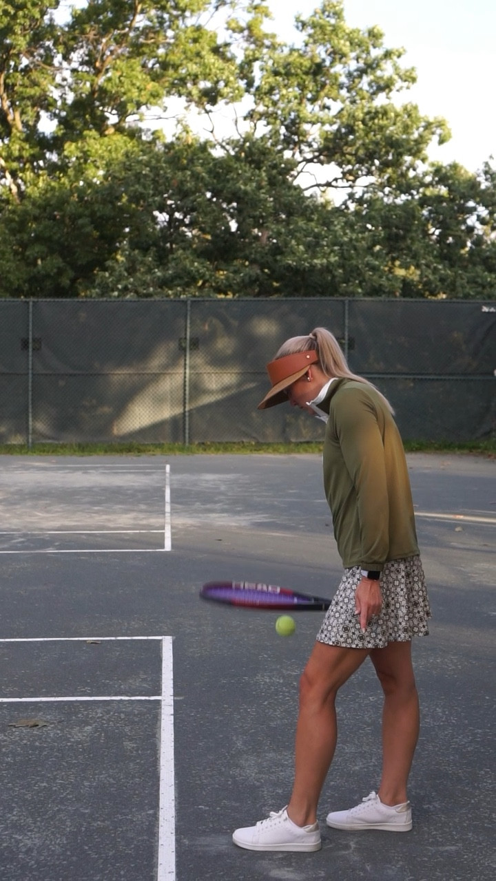 Tennis outfit, tennis skirt, tennis skirt, golf skirt, golf outfit, visor 

#LTKFitness #LTKActive #LTKVideo