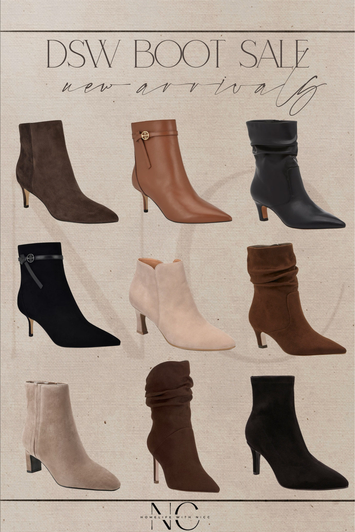 I am loving these booties that are ON SALE at DSW! Use promo code GETCOZY to get 25% off! 
#dswsale #bootsale #salealert #dswboots #fallboots #fallfashion

#LTKShoeCrush #LTKFallSale #LTKSaleAlert