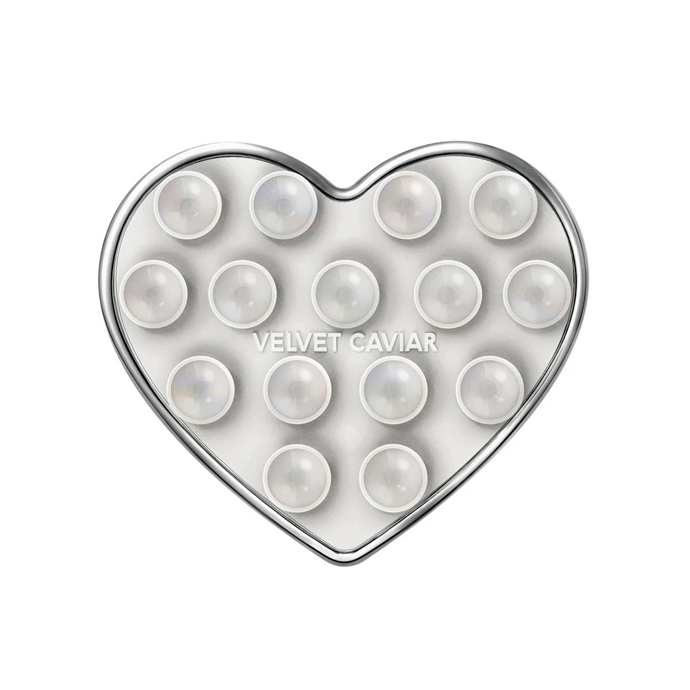 Silver Chrome Heart MagSafe MightyGrip | Velvet Caviar
