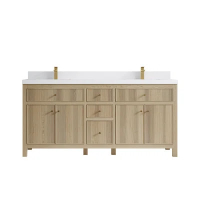 72" Double Bathroom Vanity Set | Wayfair North America