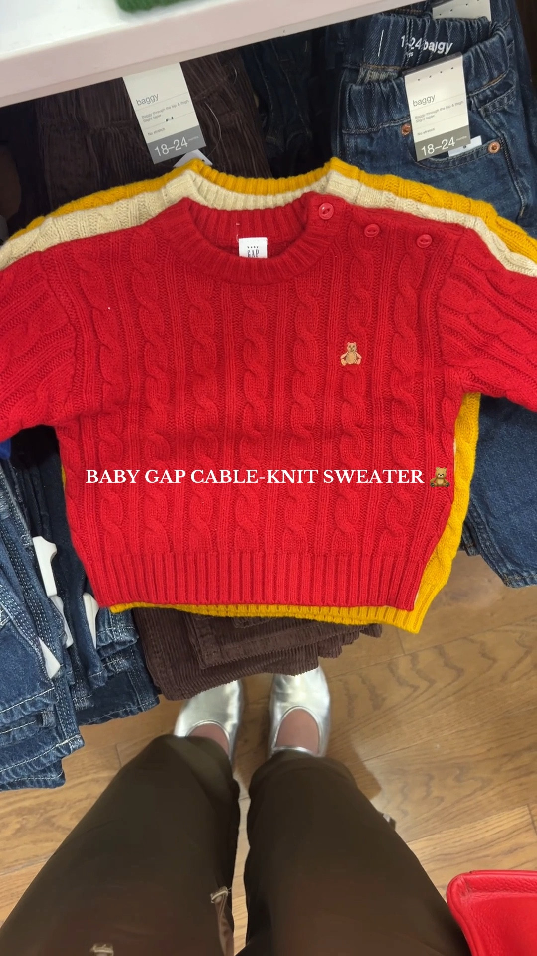 this baby gap cable-knit sweater is PERFECT 💙💚💛🤍❤️

#LTKBaby #LTKKids #LTKBump