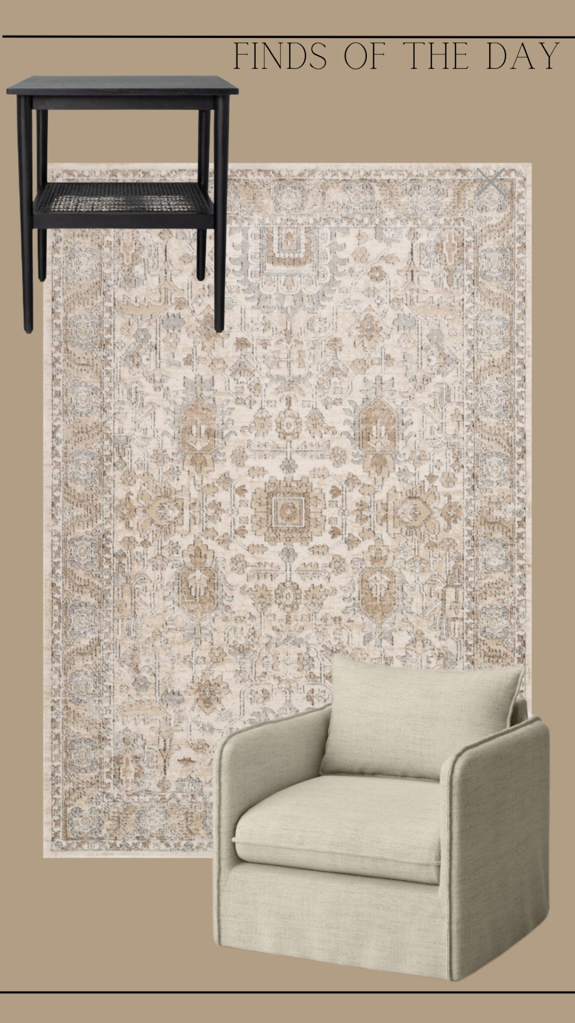 Home decor deals of the day. Rug sale. Nightstand. Accent chairs.

#LTKCyberWeek #LTKsalealert #LTKhome