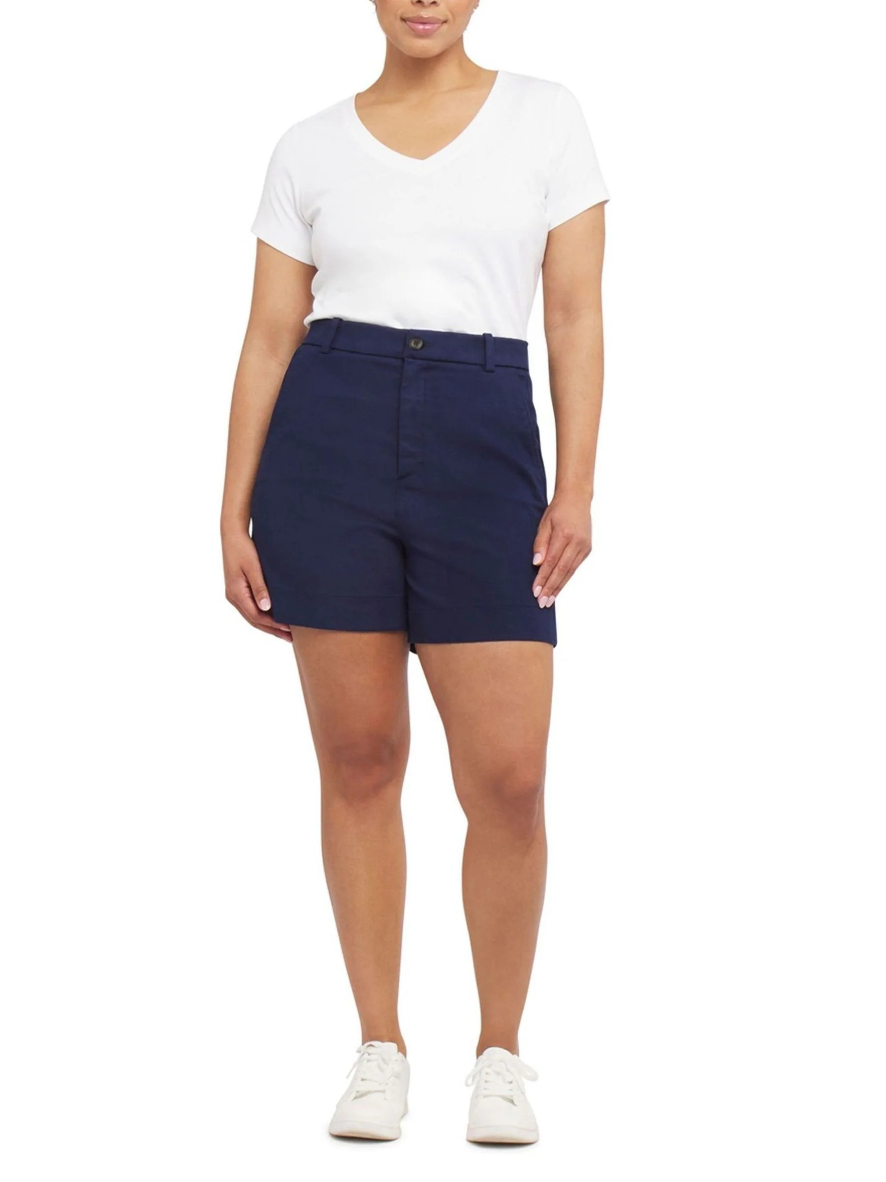 Spanx SPANX Blue SPANXsupersmooth Stretch Twill Shorts, 5 | Next US