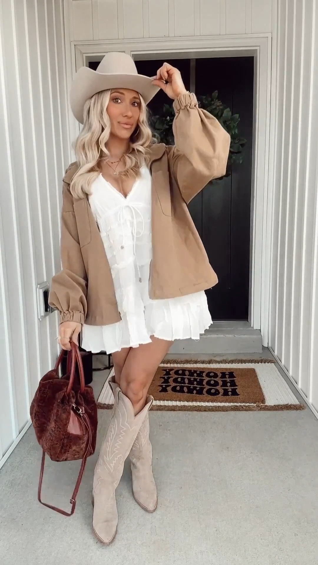 Loving this white ruffled mini dress from Free People paired with a canvas/utility/barn jacket. I’m linking a ton of different utility/barn jackets below at all different price points My exact outfit is linked below!! 

Follow my LTK @kerstynlemons on the @shop.LTK app to view this post and get my exclusive app-only content!

#liketkit #LTKFindsUnder100 #LTKFindsUnder50 #LTKWorkwear
@shop.ltk
https://liketk.it/577wm

#LTKSeasonal #LTKootd #LTKgrwm