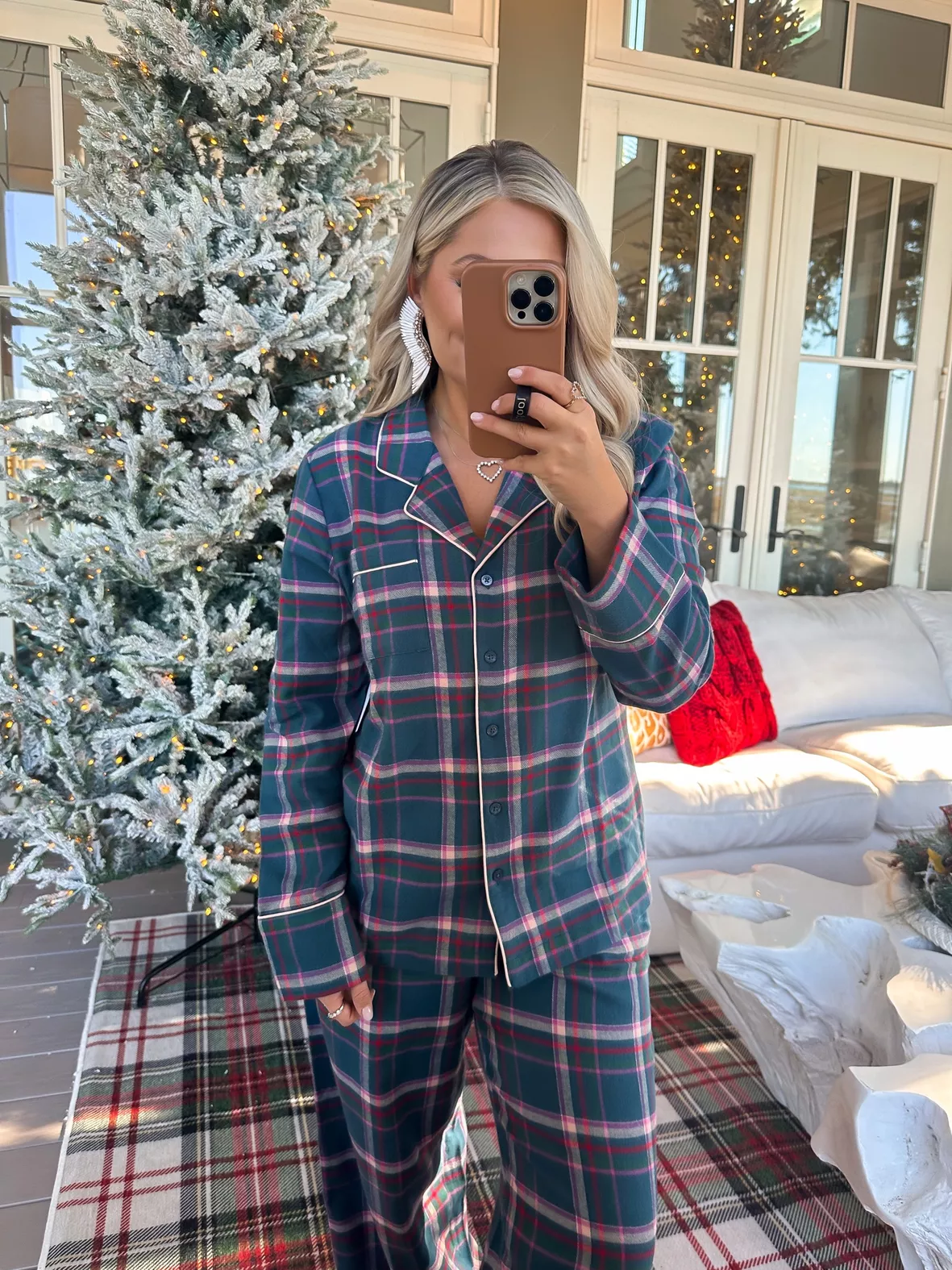 Flannel Long Pajama Set curated on LTK
