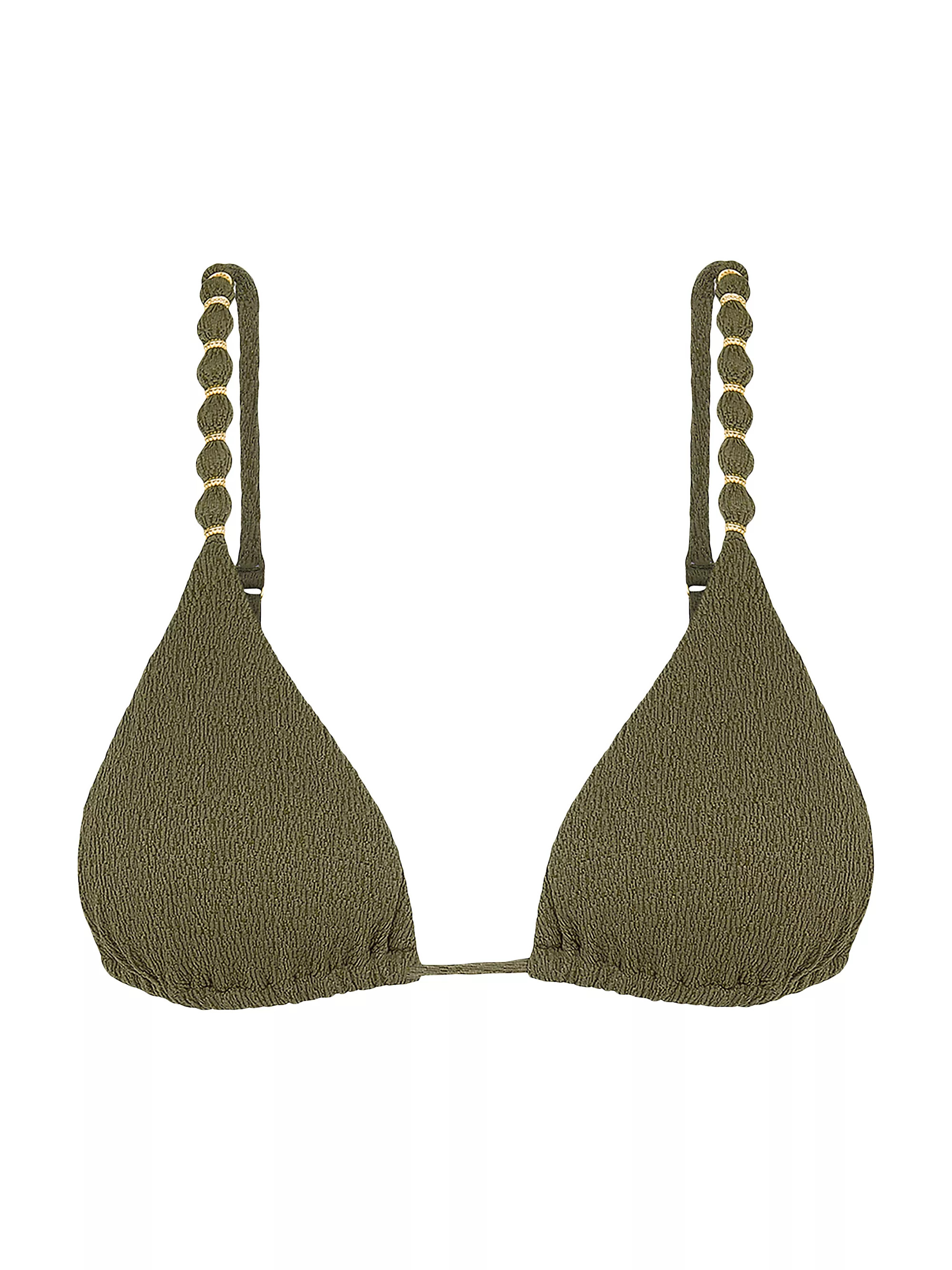 Firenze Beaded Triangle Bikini Top | Saks Fifth Avenue