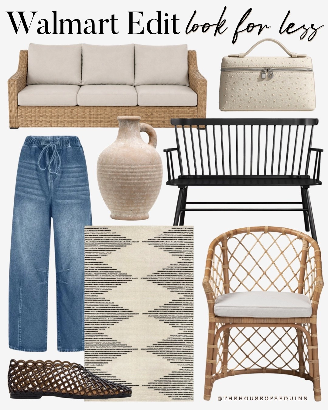 Shop designer looks for less from Walmart! 

