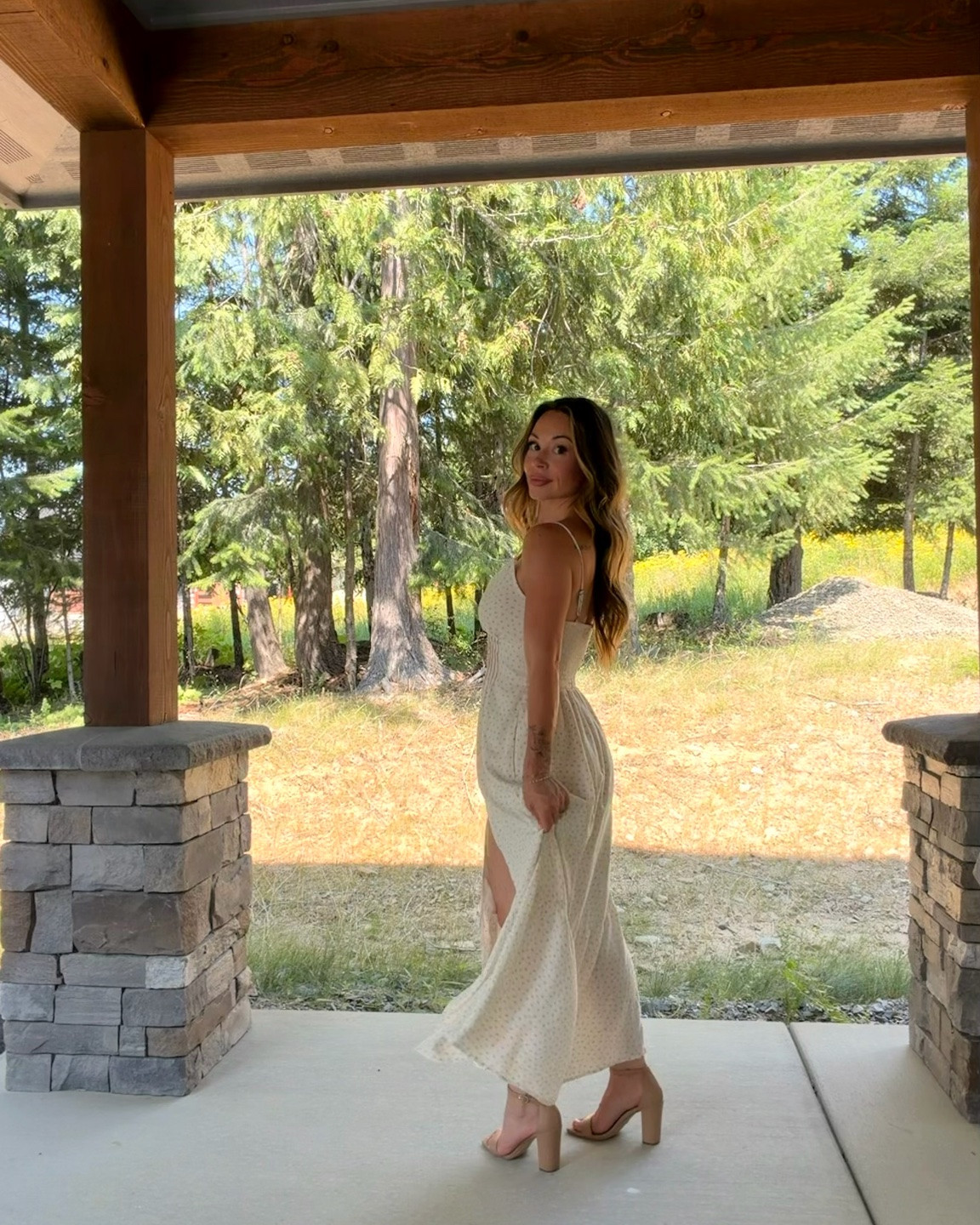 This dress from Hollister is so cute and light! Perfect for summer. I’m wearing a size small.

#LTKootd #LTKPetite