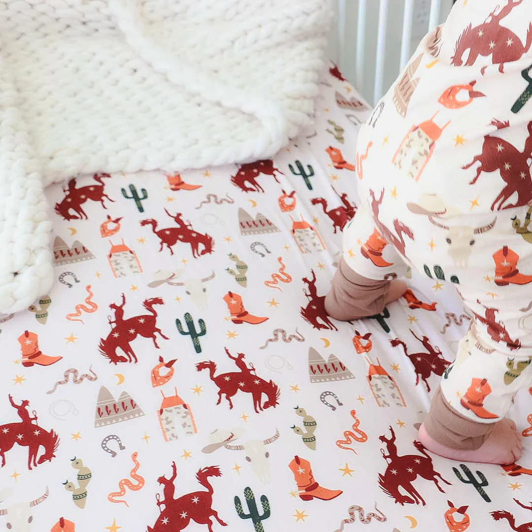 Giddy Up Crib Sheet | Caden Lane