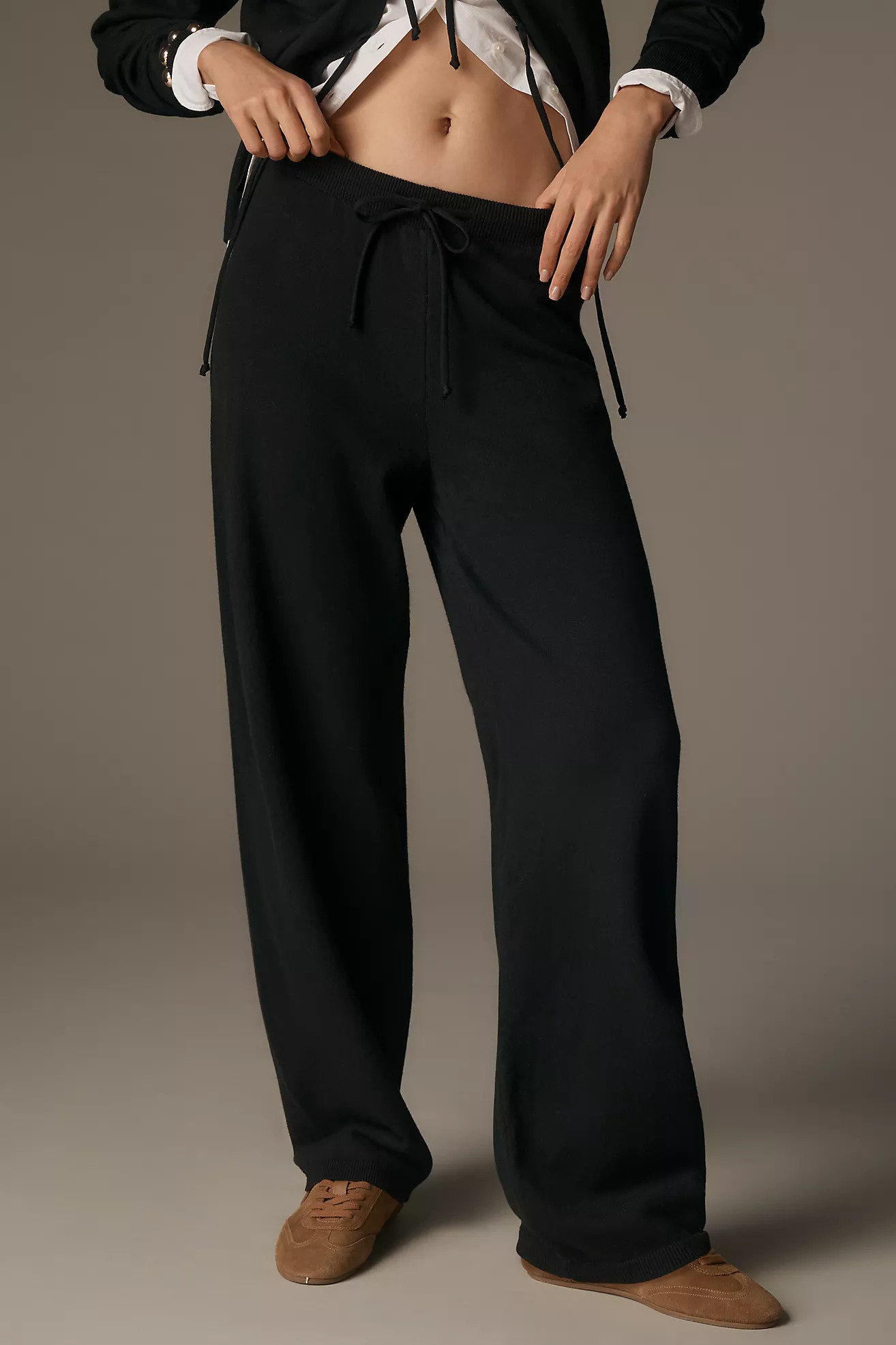 By Anthropologie Wide-Leg Sweater Pants | Anthropologie (US)