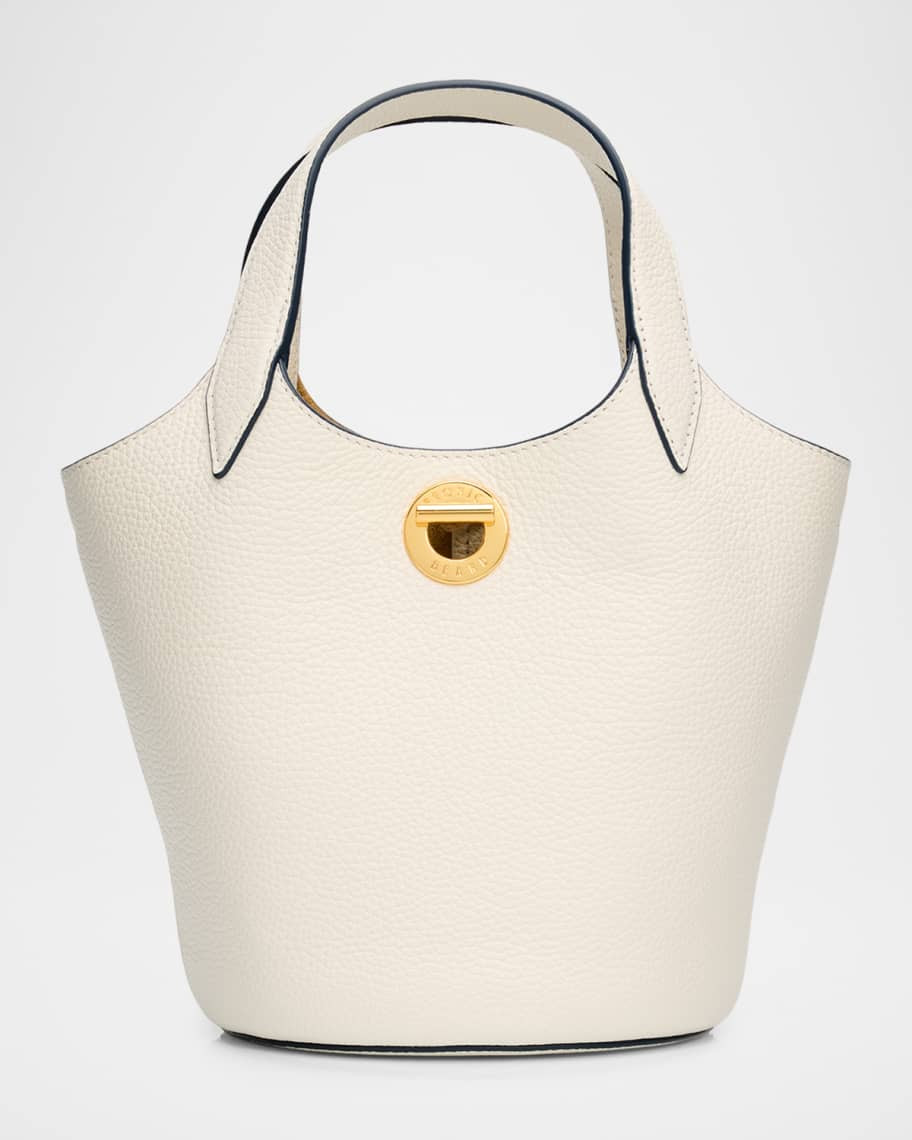 Anchor Grain Leather Top-Handle Bag | Neiman Marcus