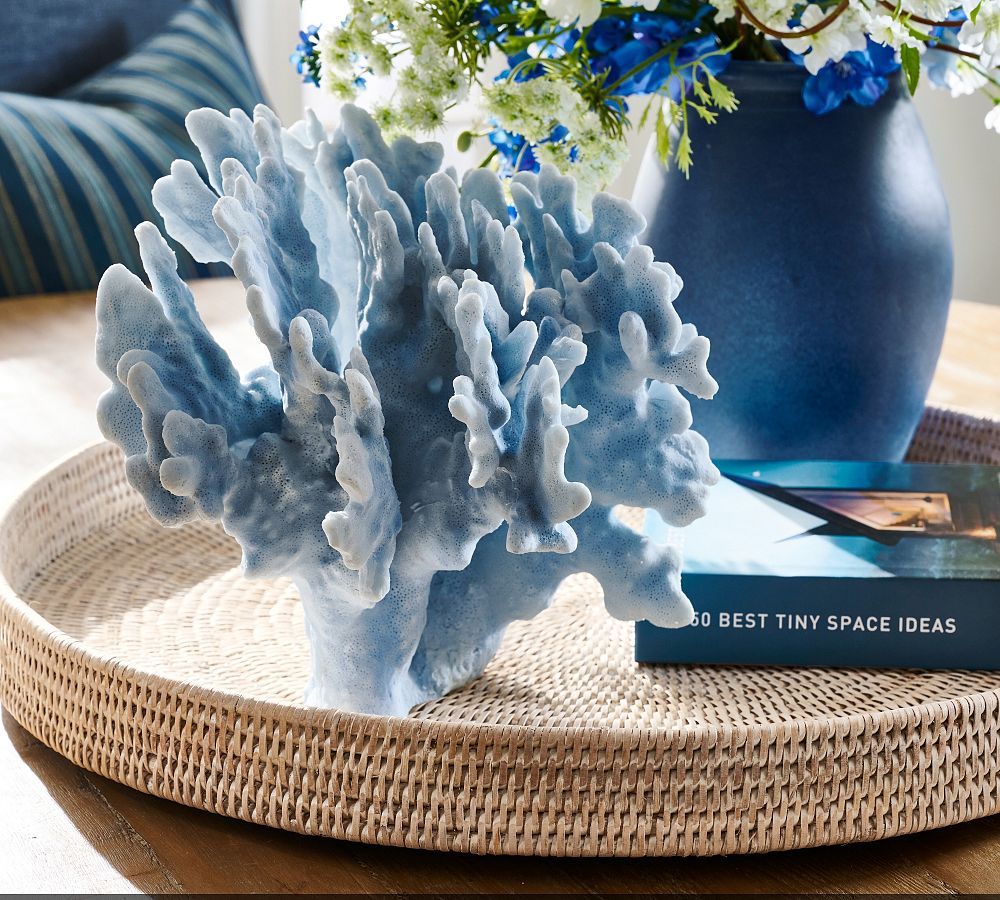 Faux Chambray Finger Coral | Pottery Barn (US)