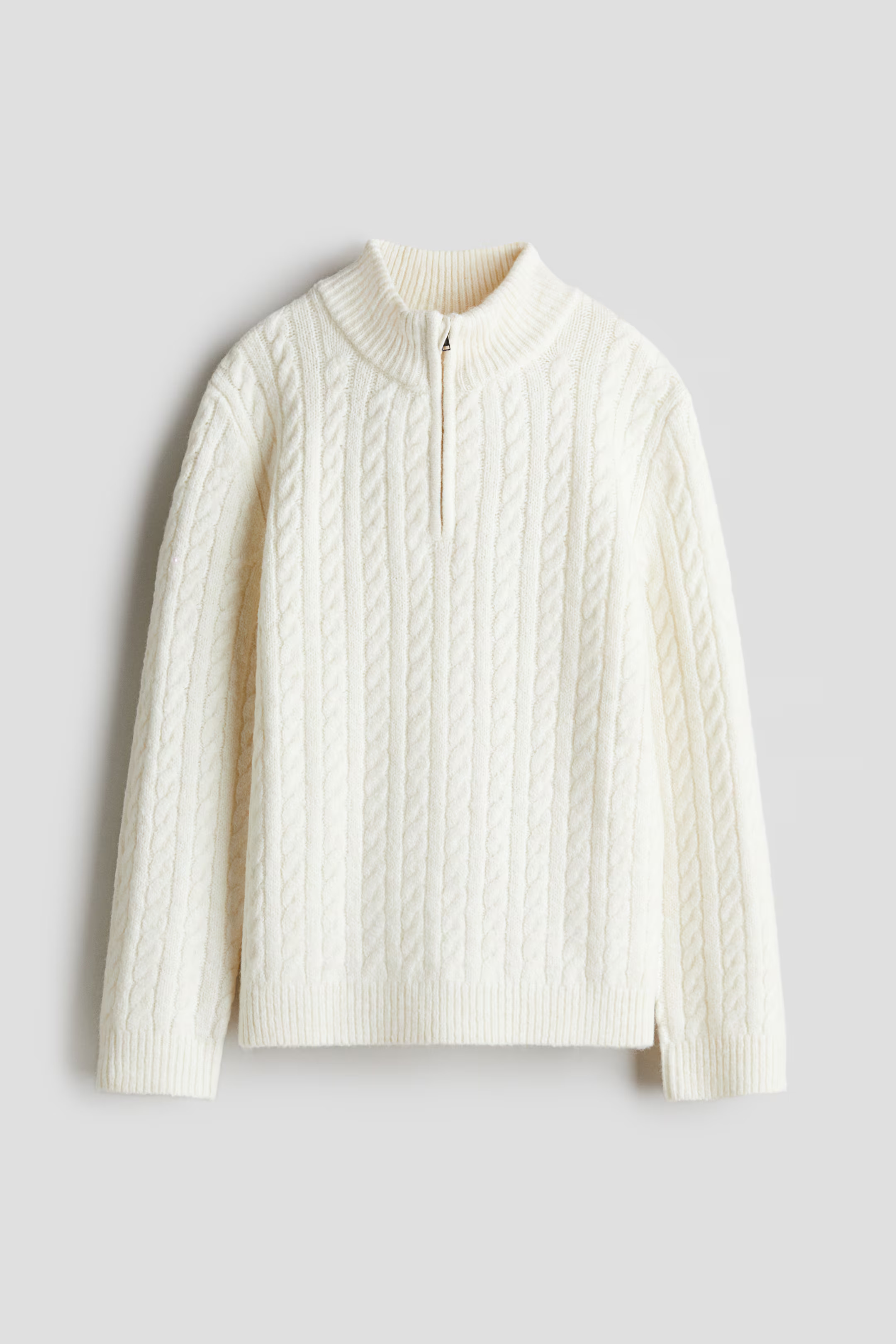 Cable-Knit Half-Zip Sweater | H&M (US + CA)