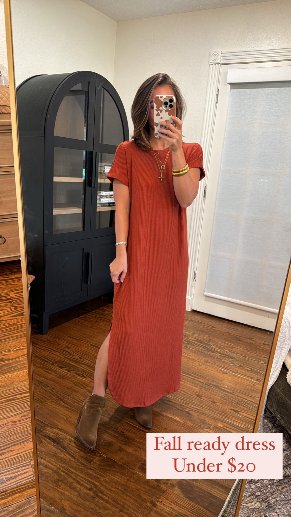Fall ready T-shirt dress
Wearing size small
Affordable Cowboy boots 

@walmartfashion #walmartpartner #walmartfashion #laurabeverlin 

#LTKSaleAlert #LTKFindsUnder50 #LTKSeasonal