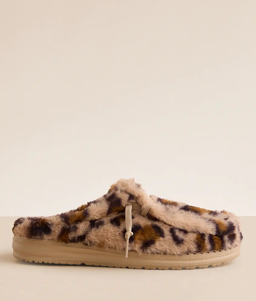 Wendy Leopard Print Slipper | Buckle