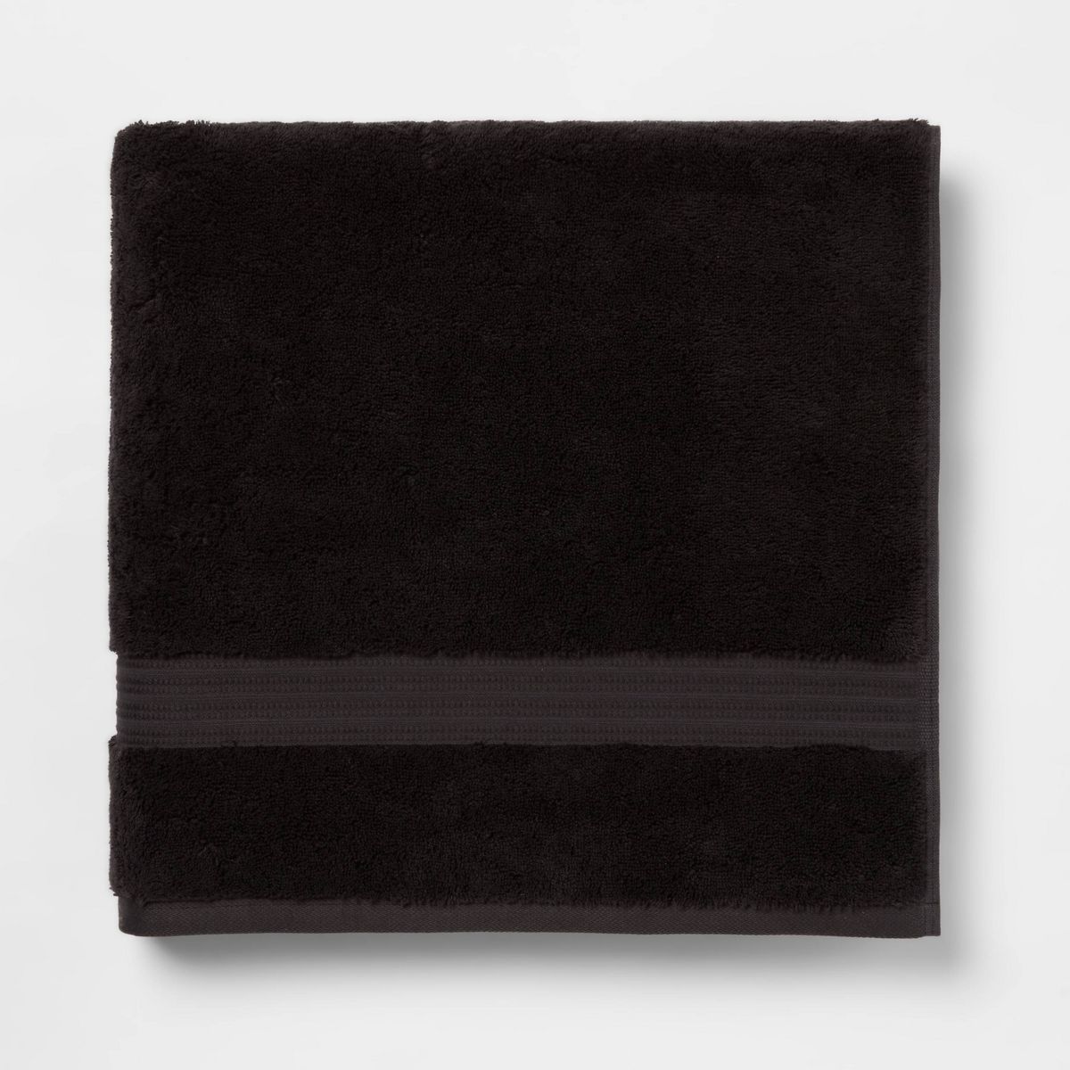 Total Fresh Antimicrobial Oversized Bath Towel Black - Threshold™ | Target