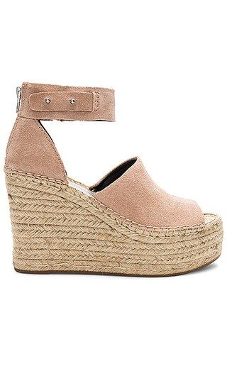 Dolce Vita Straw Wedge in Blush | Revolve Clothing