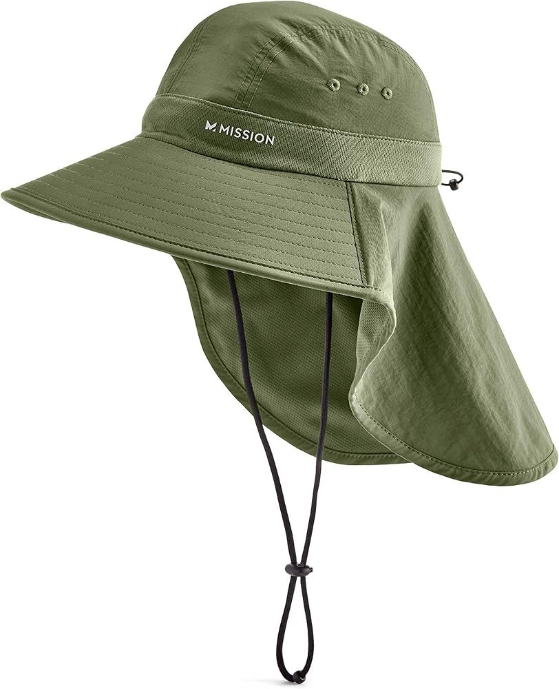 MISSION Sun Defender Cooling Neck Guard, Wide Brim Hats for Women and Men | Amazon (US)
