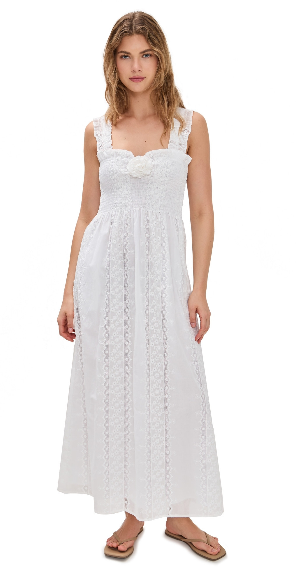 Hill House Home The Rosetta Nap Dress White XXL | Shopbop