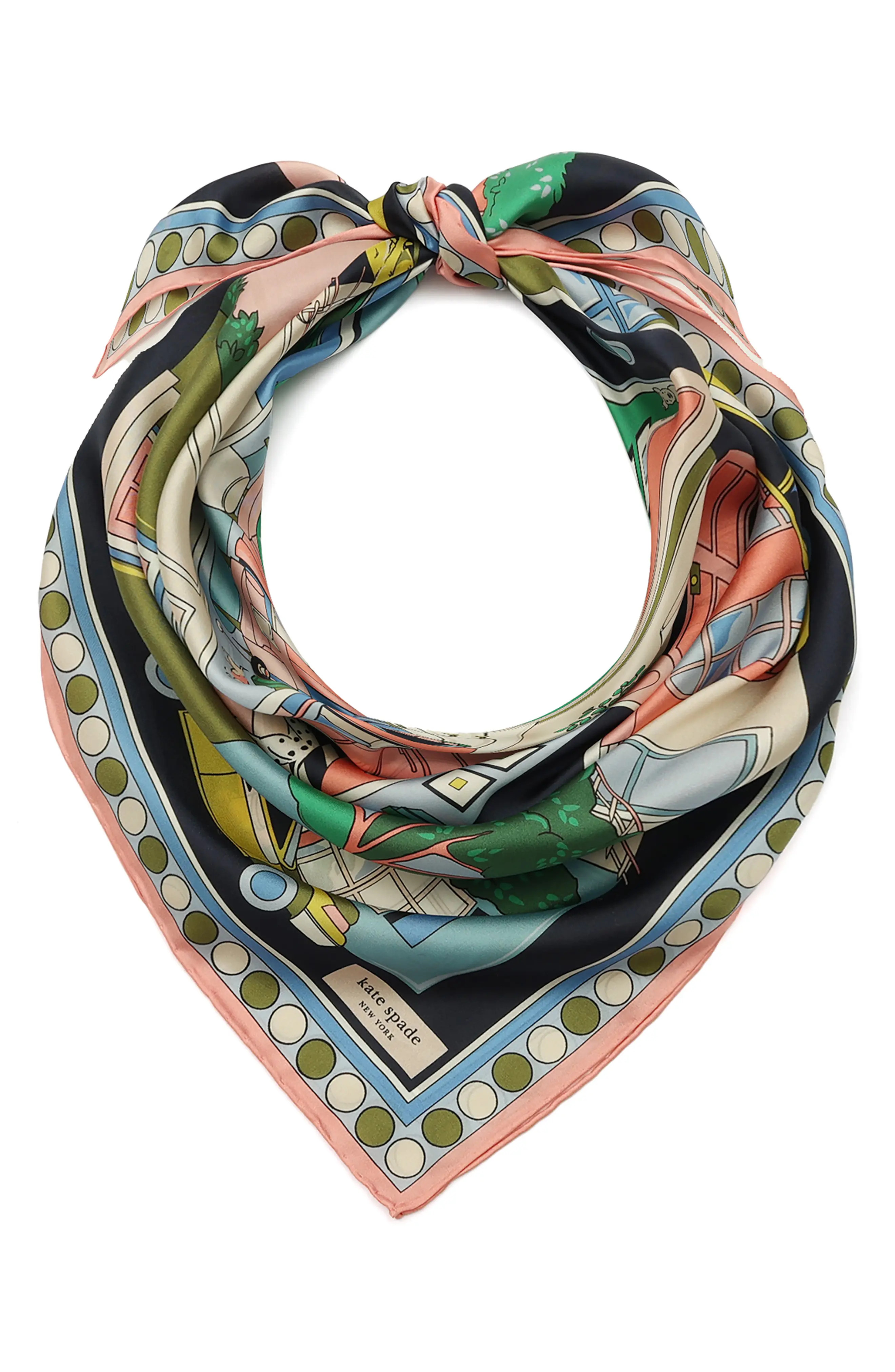 townhouse silk square scarf (Women) | Nordstrom | Nordstrom