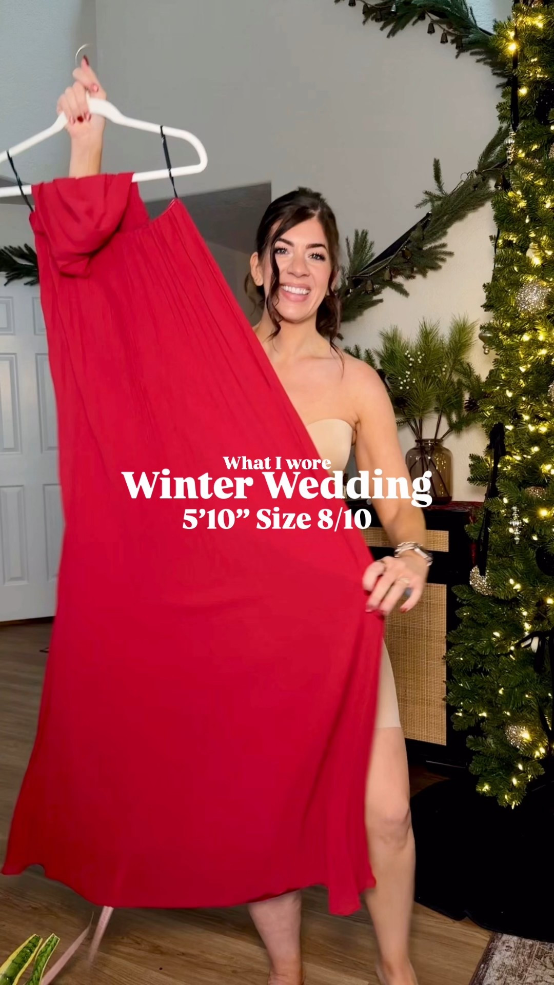 Chose the red!
In the medium in the strapless wedding guest dress
Medium shape wear 


#LTKMidsize #LTKHoliday #LTKWedding