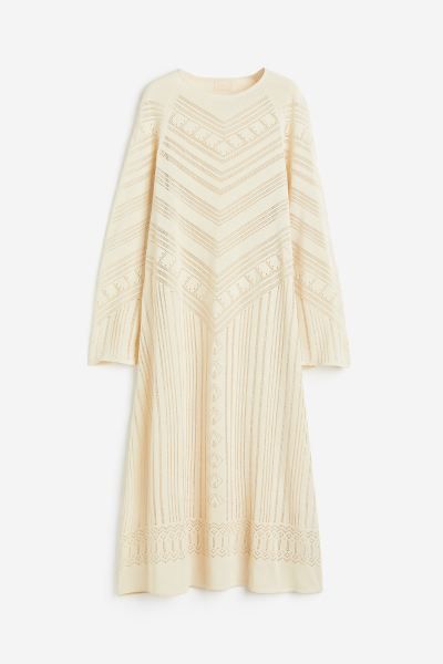 Pointelle-knit A-line dress | H&M (US + CA)