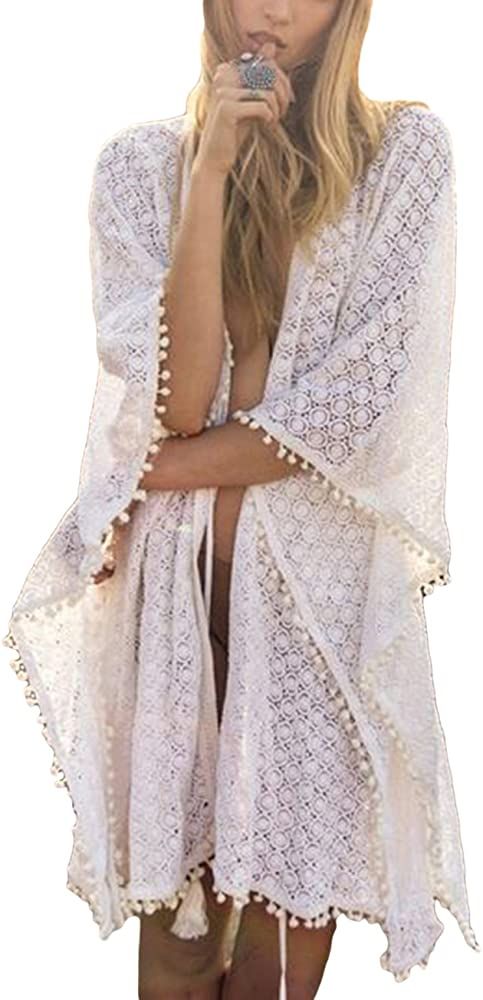 Bsubseach Women Bohemian Bikini Swimsuit Cover Ups for Swimwear Kimono Cardigan | Amazon (US)