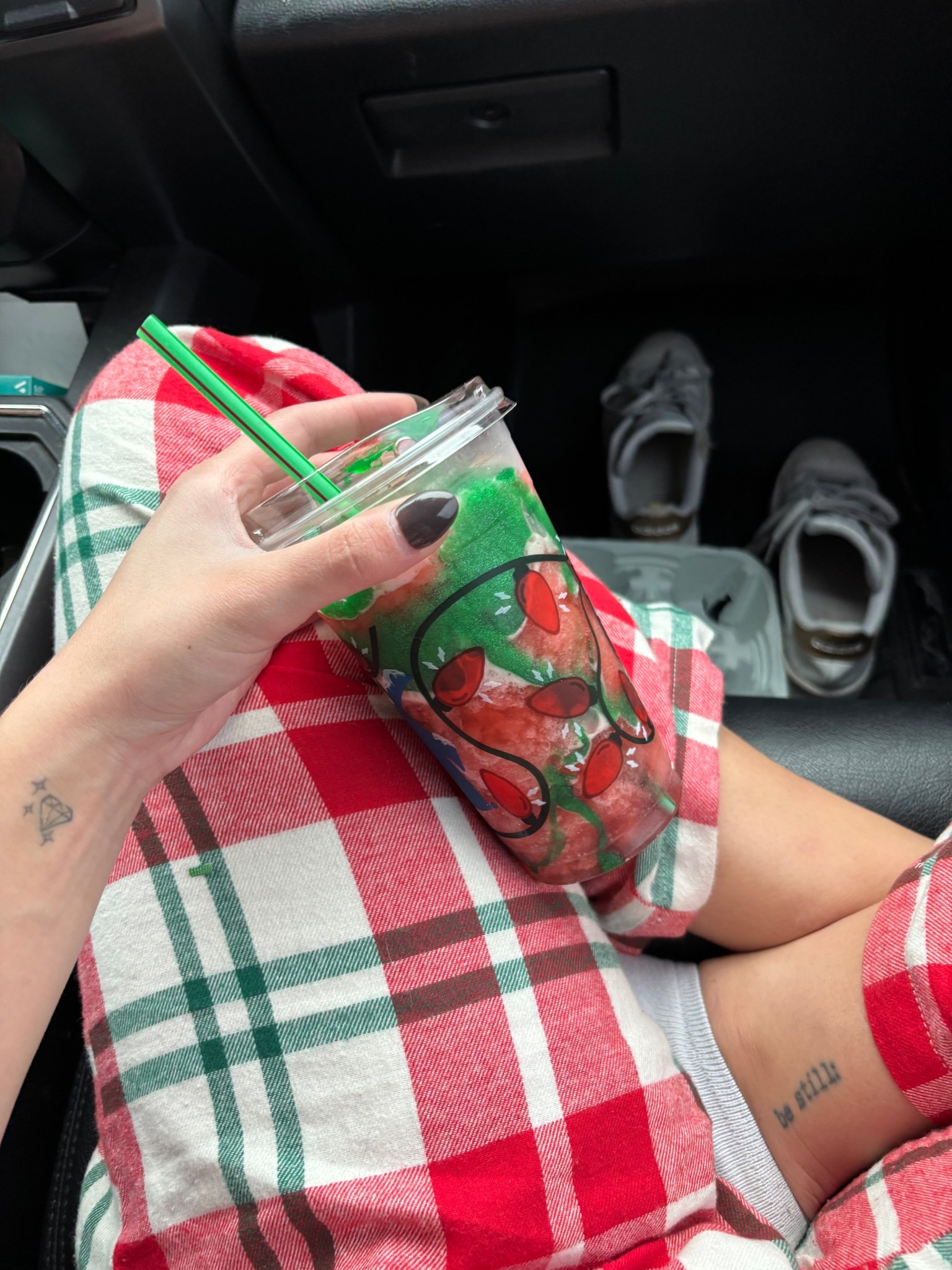 Took my holiday pajamas and got my holiday Dutch Bros! I love this season! And look at the 50% discount on these.

#pajamas #coffee #holiday #Christmas #drink #cozy #blackfriday #cybermonday #bfcm #cyberweek

#LTKHoliday #LTKCyberWeek #LTKSaleAlert