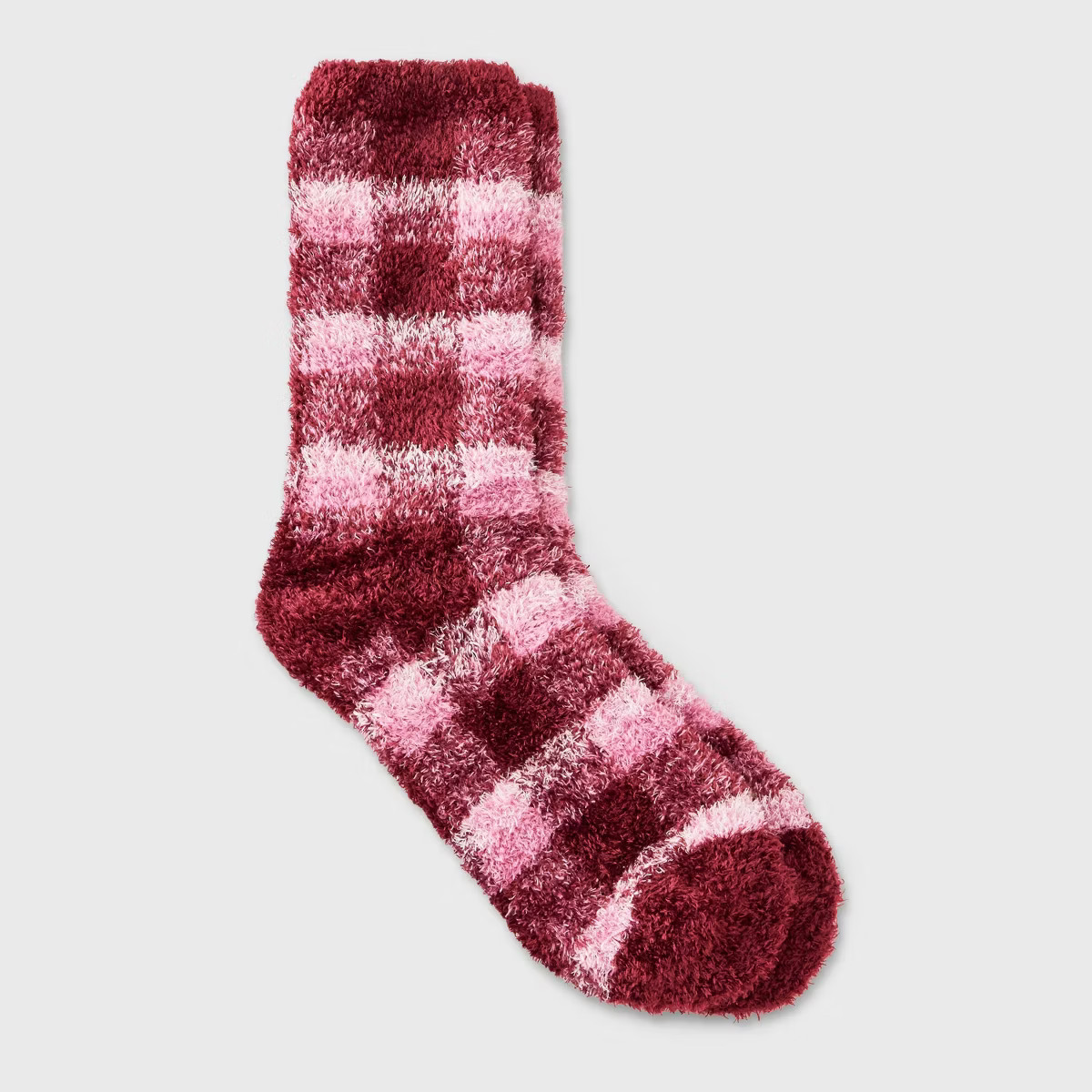 Women's Plaid Cozy Crew Socks - Auden™ 4-10 | Target