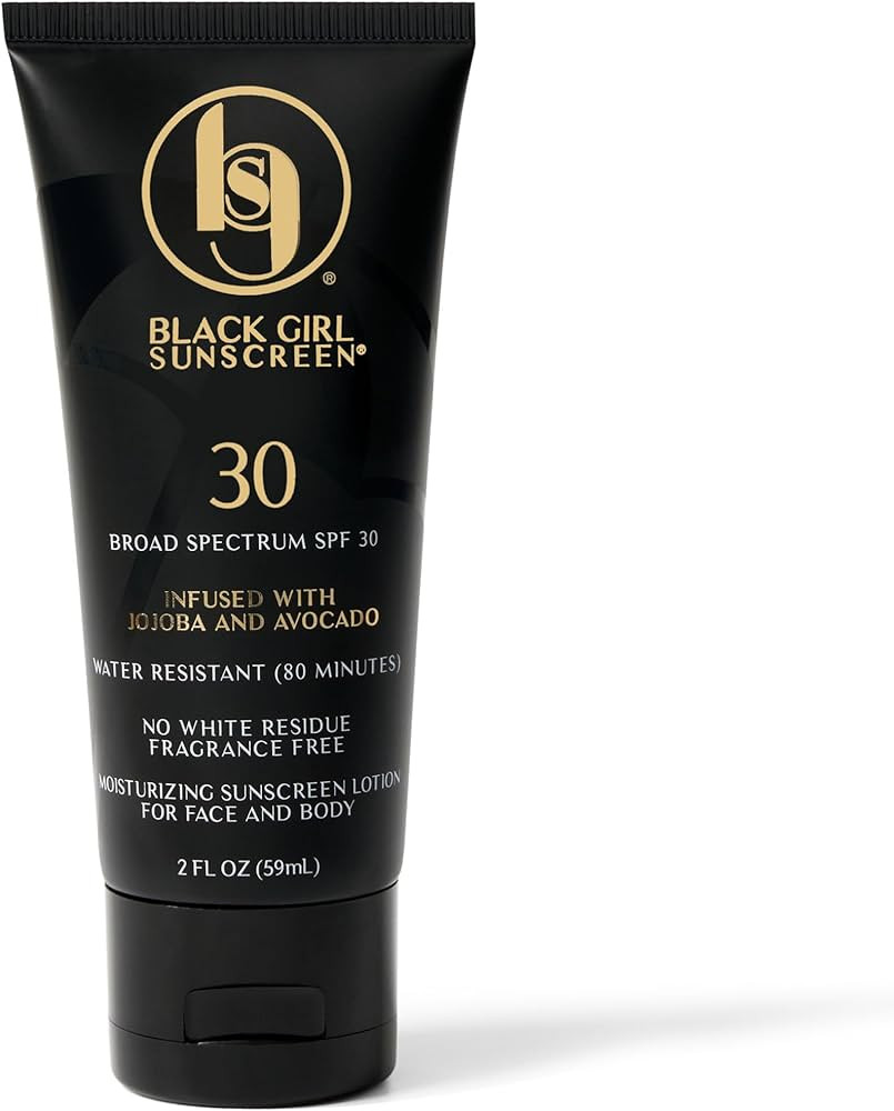 Face & Body Moisturizing Sunscreen Lotion SPF 30, No White-Residue for Melanin Rich Skin (2 Fl. O... | Amazon (US)