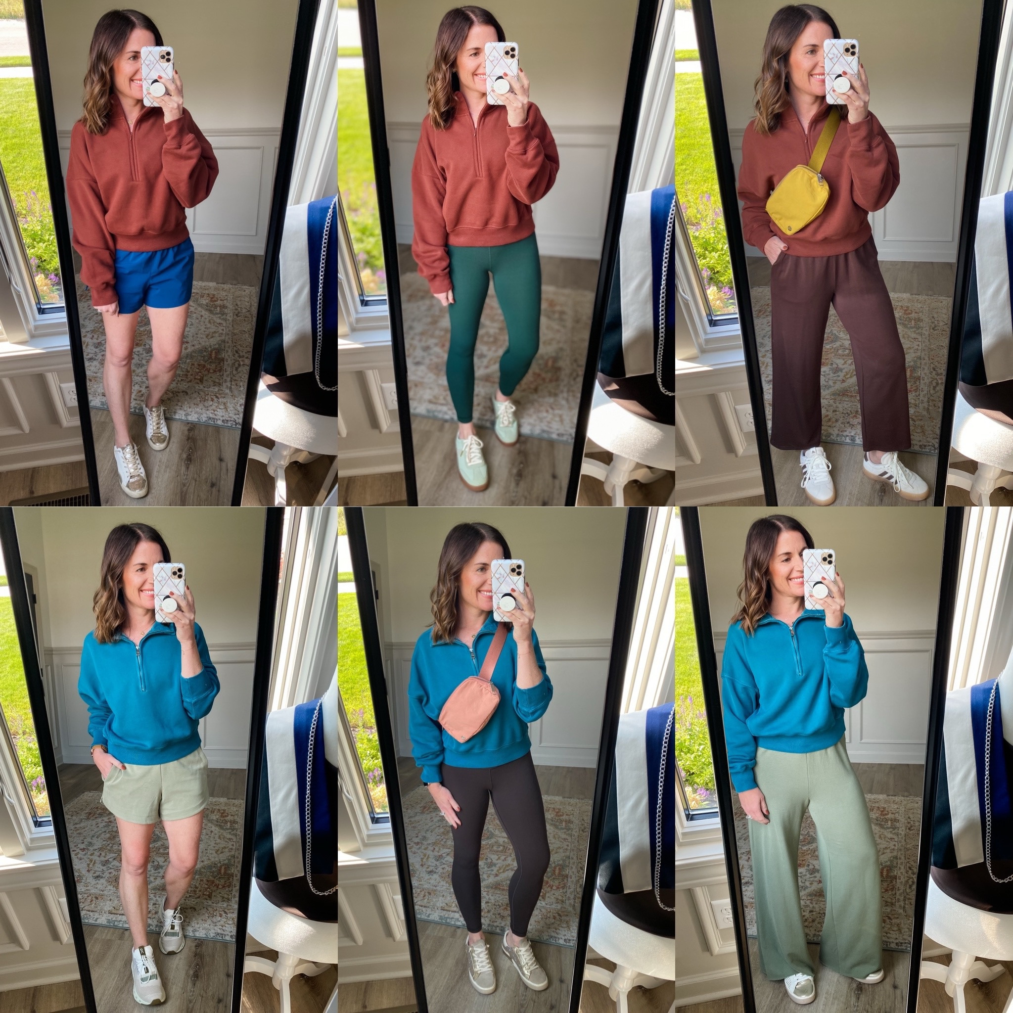 Abercrombie pullover size XS. 
Kingfisher 🍁☀️
Dark Chestnut 🍁
Styled multiple ways for casual fall days! 

#LTKFindsUnder50 #LTKStyleTip #LTKFindsUnder100