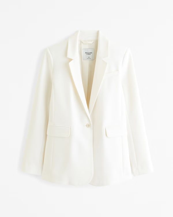 Women's Classic Suiting Blazer | Women's Coats & Jackets | Abercrombie.com | Abercrombie & Fitch (UK)