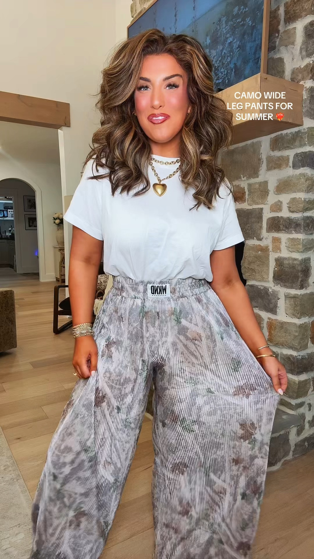 My favorite flowy pants just restocked in camo! These go with EVERYTHING. Use code DECKER to save at checkout! 

#LTKMidsize #LTKootd #LTKWorkwear