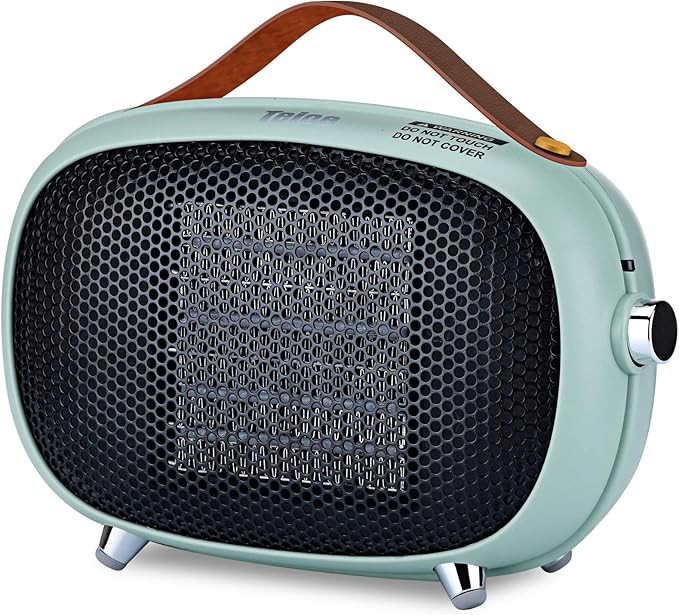 Space Heater, Teioe Mini Electric Space Heater 800W/400W, Small PTC Ceramic Heater with Tip-Over ... | Amazon (US)