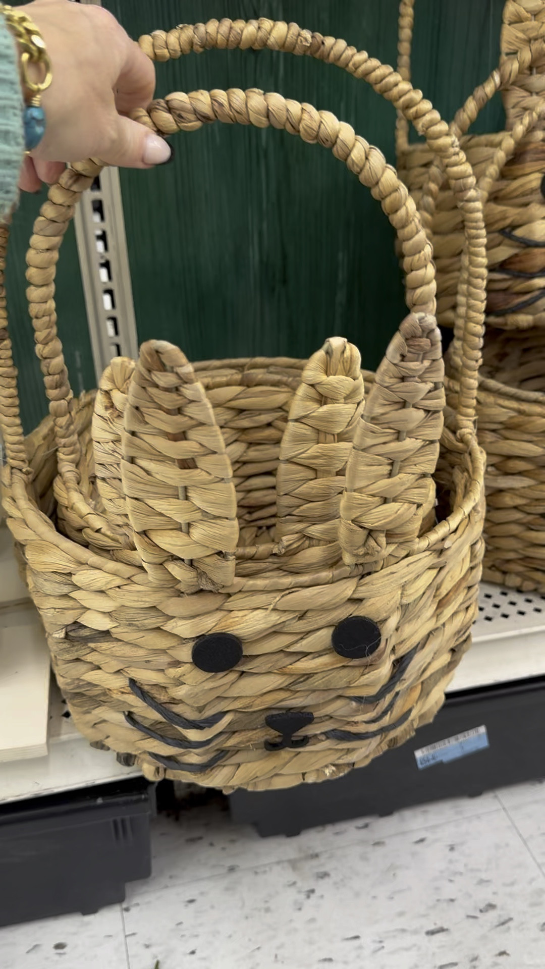Currently 40% off, love these bunny face Easter baskets, available in two sizes.

#EasterBaskets #EasterBasketIdeas #Easter #Kids #Toddlers #eastergifts

#LTKfamily #LTKVideo #LTKkids