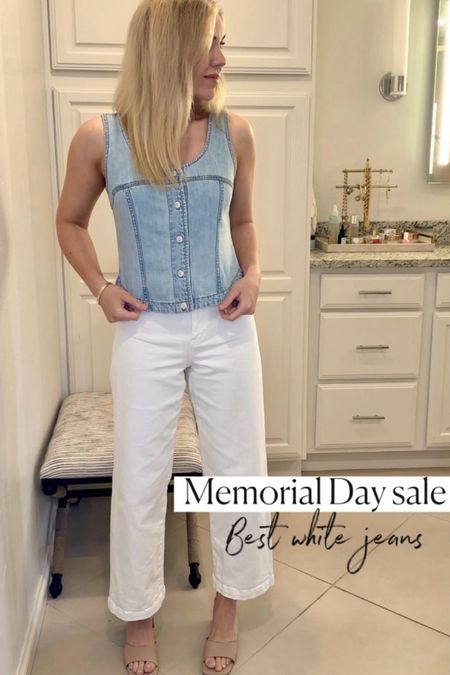 White jeans on sale
Madewell sale 
Jeans
Denim
White jeans
Spring Dress 
Summer outfit 
Summer dress 
Vacation outfit
Date night outfit
Spring outfit
#Itkseasonal
#Itkover40
#Itku
#LTKSaleAlert #LTKShoeCrush #LTKFindsUnder100
