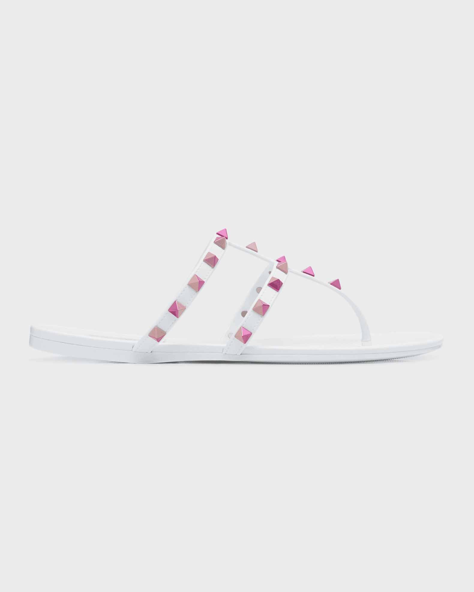 Rockstud Summer Caged Slide Sandals | Neiman Marcus