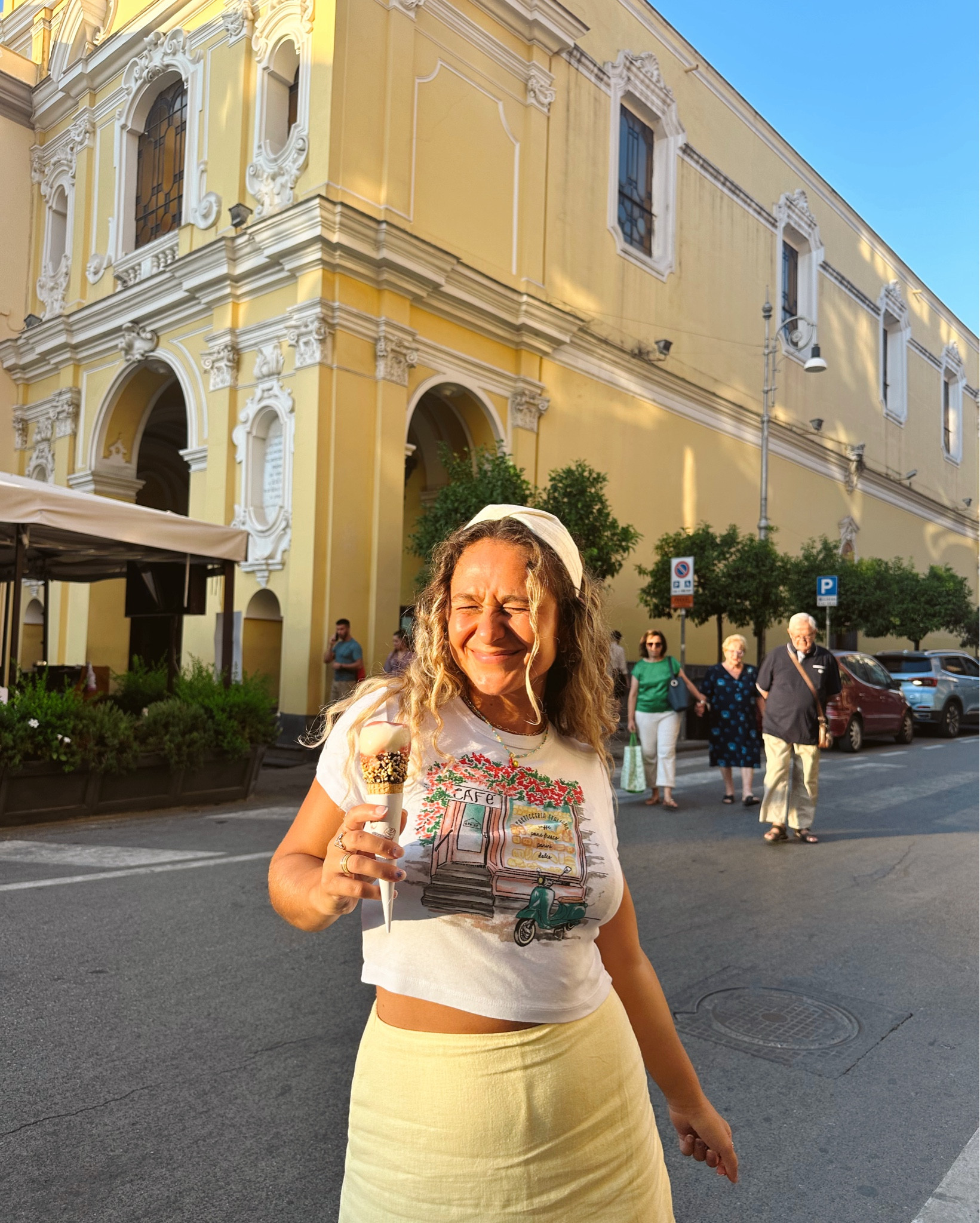 Italy outfits🍦🍋 #italyoutfit #europeoutfit #europeansummeroutfit #abercrombieskirt #pacsuntop

#LTKTravel #LTKStyleTip