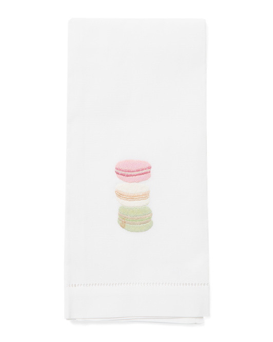 Hand Embroidered Macarons Hand Towel | Kitchen & Dining Room | Marshalls | Marshalls