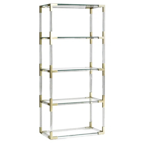 Jacques 66" H x 30" W Etagere Bookcase | Wayfair North America