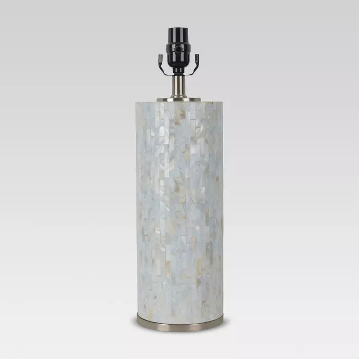 Capiz Subway Tile Large Lamp Base Shell - Threshold™ | Target